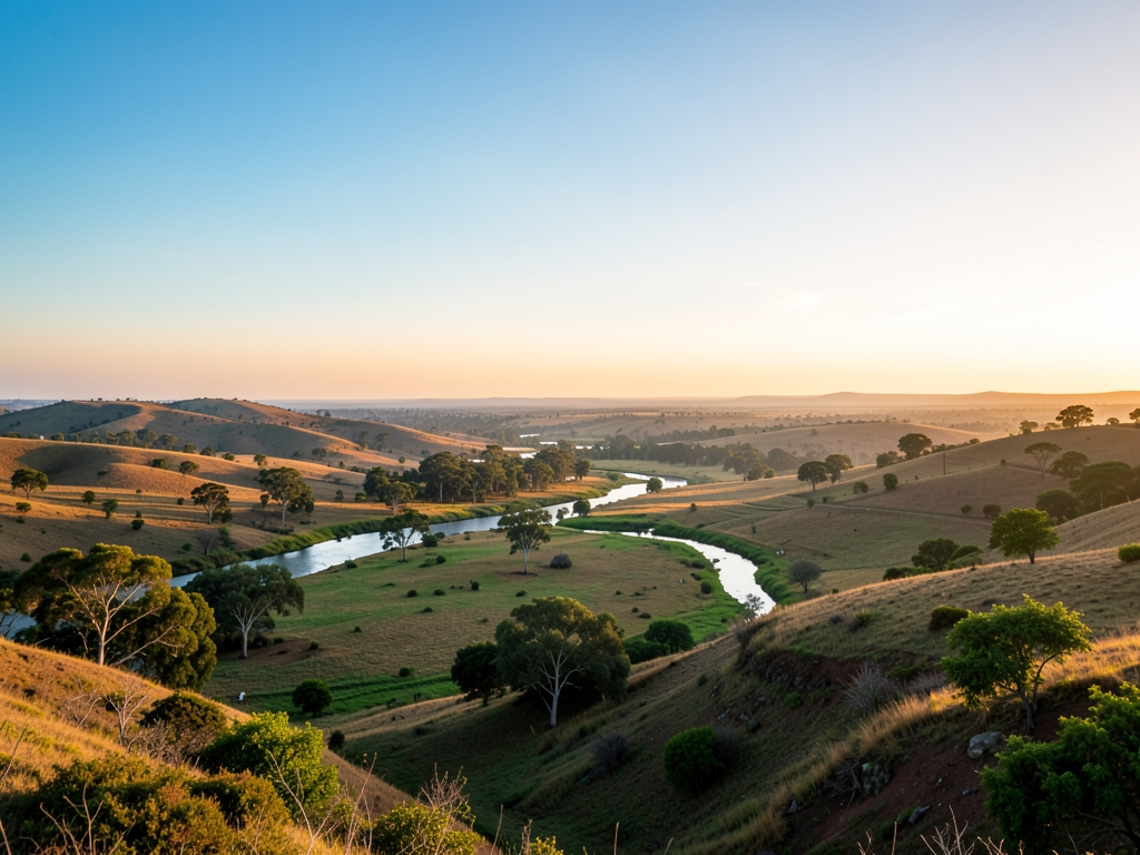 wide scenic landscape with open distant horizon natural