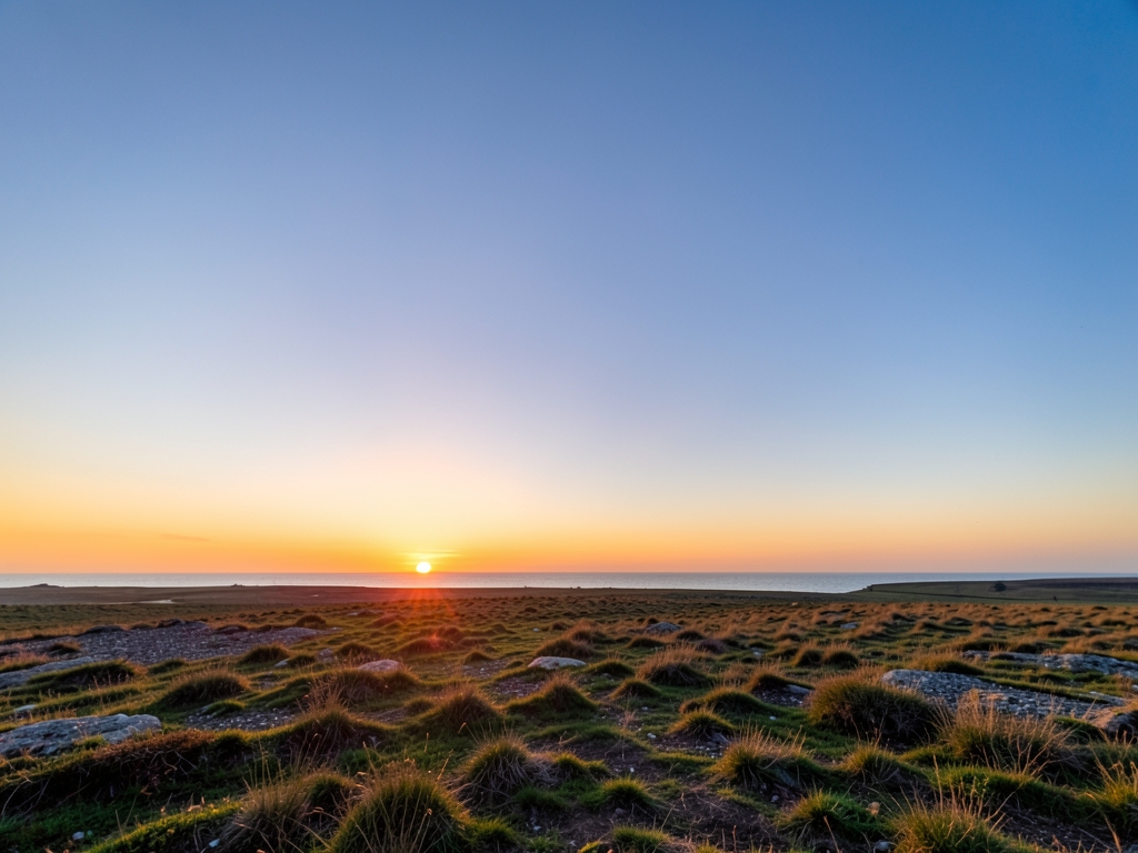 wide scenic landscape with open distant horizon natural