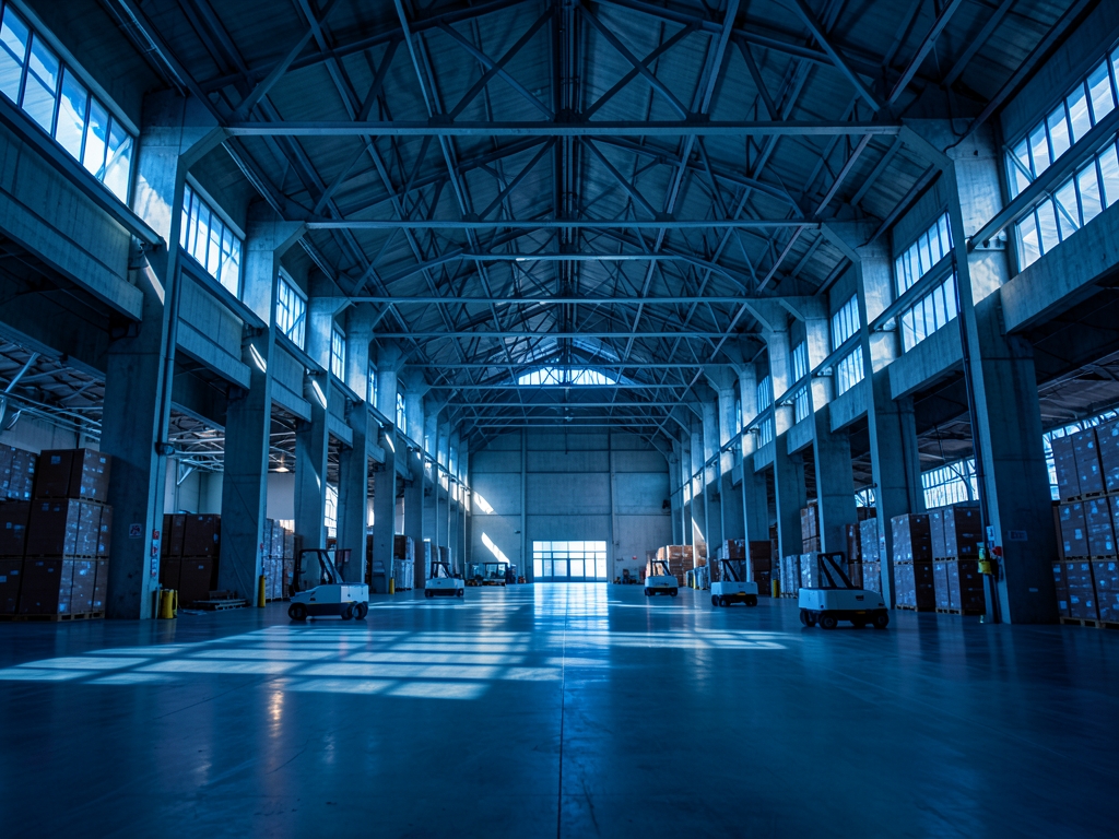 Warehouse Robots for Freight Hubs