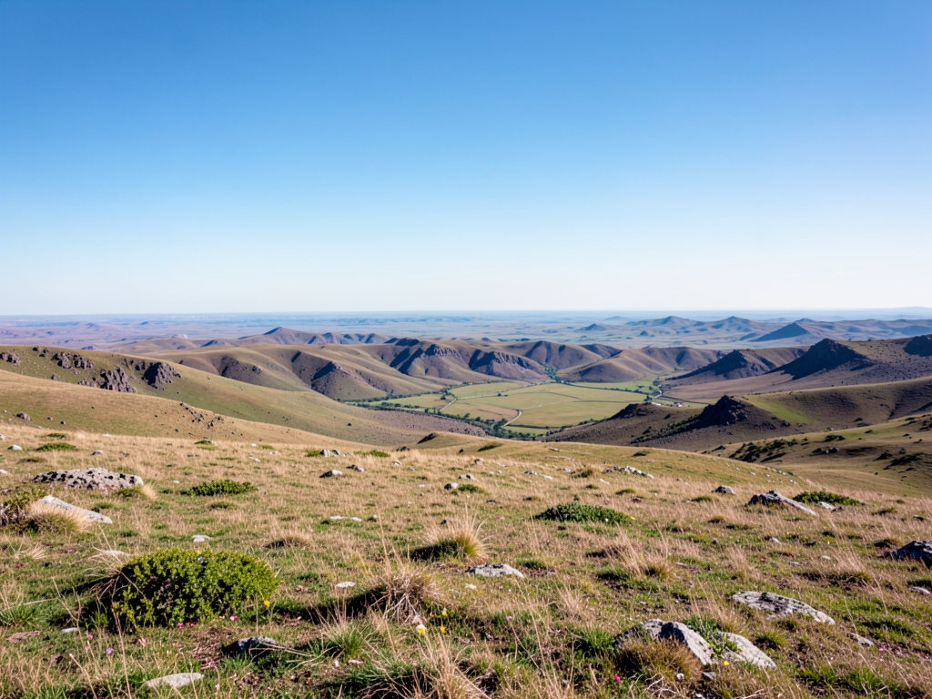 wide scenic landscape with open distant horizon natural