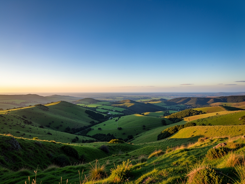 wide scenic landscape with open distant horizon natural