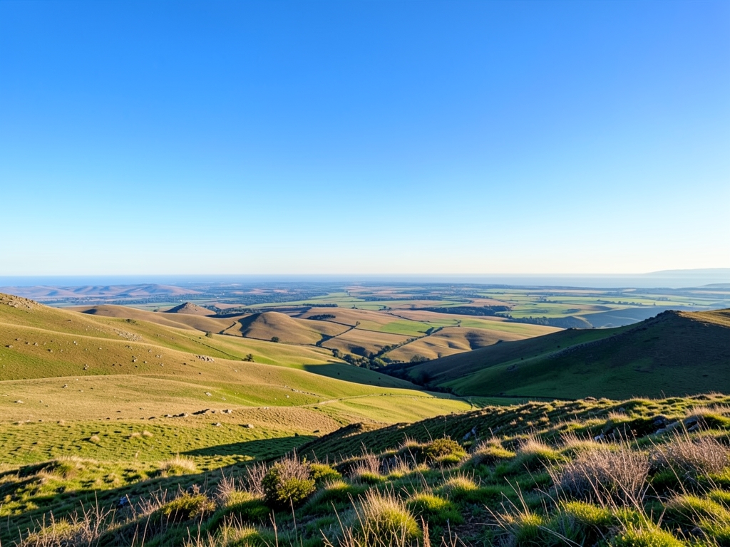 wide scenic landscape with open distant horizon natural