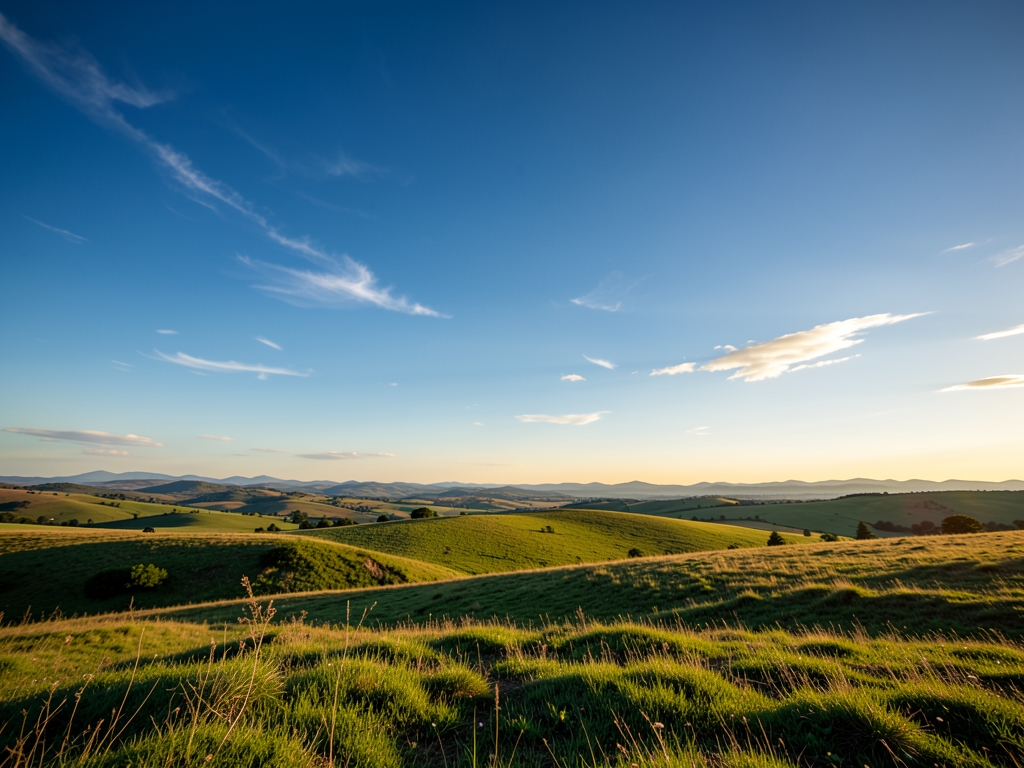 wide scenic landscape with open distant horizon natural