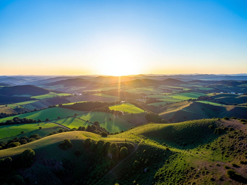 wide scenic landscape with open distant horizon natural