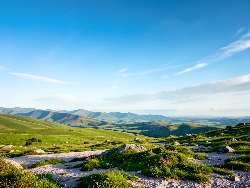 wide scenic landscape with open distant horizon natural