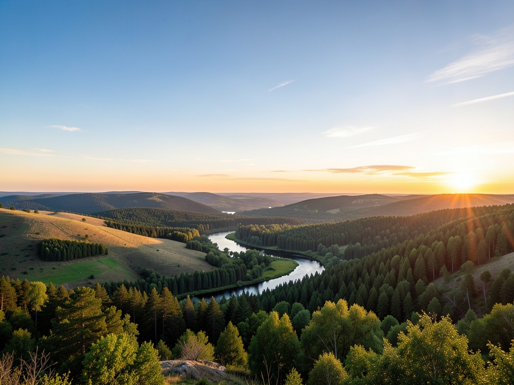 wide scenic landscape with open distant horizon natural