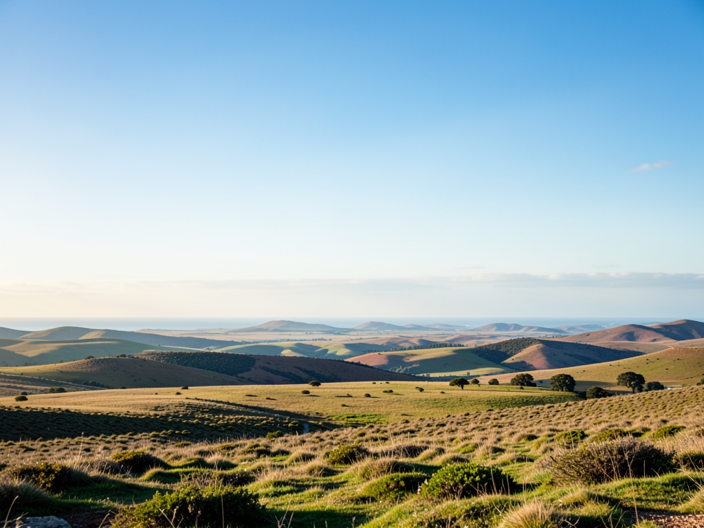 wide scenic landscape with open distant horizon natural
