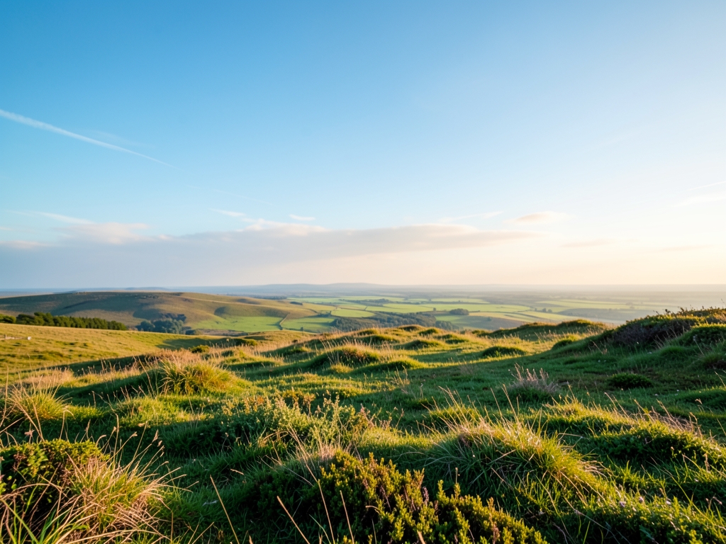 wide scenic landscape with open distant horizon natural