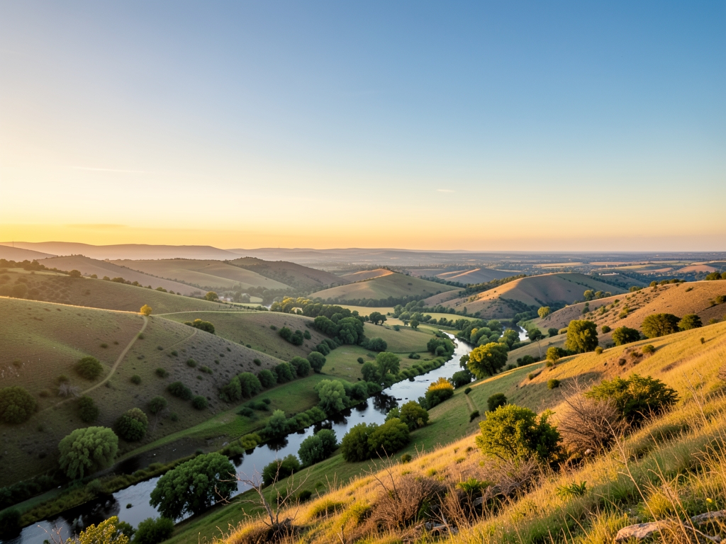 wide scenic landscape with open distant horizon natural