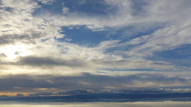 sky clouds nature context sunlight