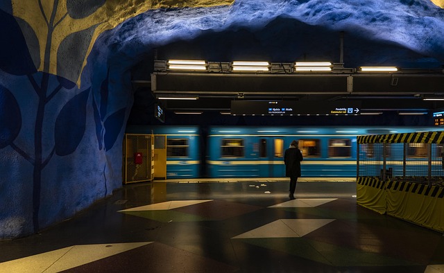 metro station subway train underground urban transport platform architecture travel transportation trainstation terminal railwa