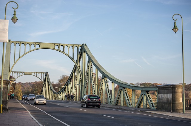bridge glienicke berlin potsdam agent exchange agent bridge havel metal construction tourism landmark connection architecture
