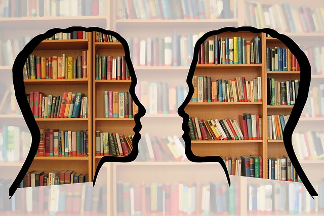silhouette head bookshelf knowledge information collected library dictionary saved bookshelf knowledge knowledge knowledge info