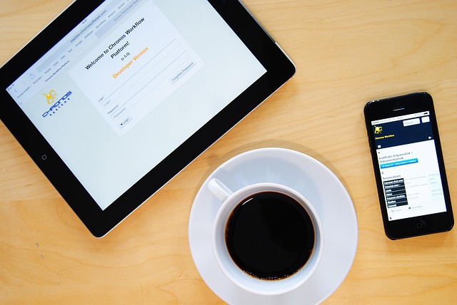 coffee office work iphone communication mobile smart phone table process signature e signature company surface workflow applic