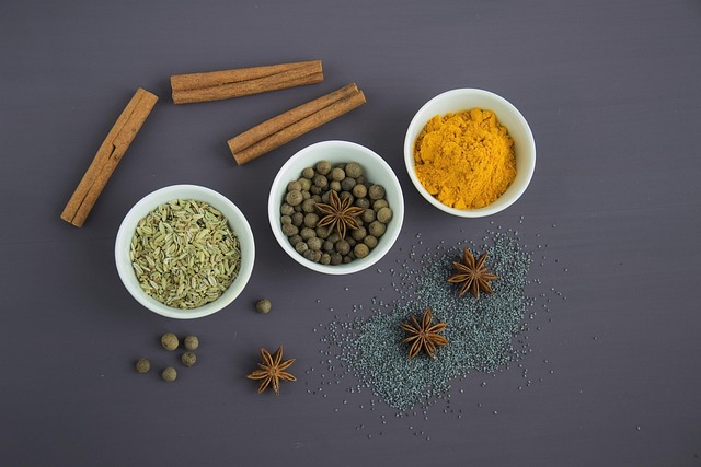 spices ingredients seasoning food seeds star anise sprockets anise turmeric ginger curry cinnamon fennel pepper mack powder
