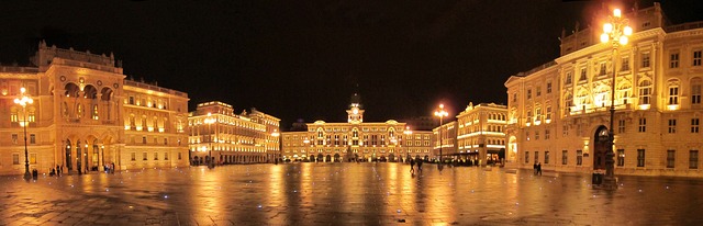 trieste square night city trieste trieste trieste trieste trieste
