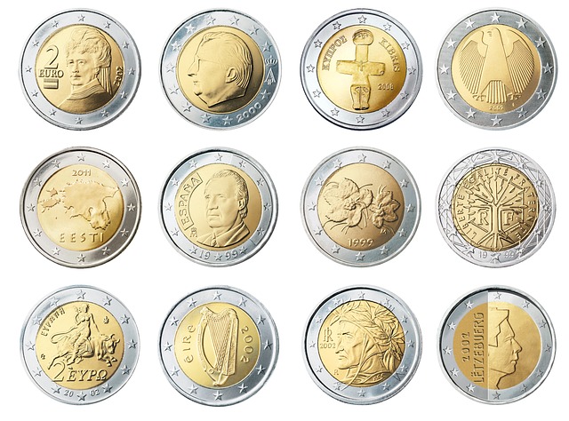 coins currency euros money wealth finance loose change coins money money money money money finance