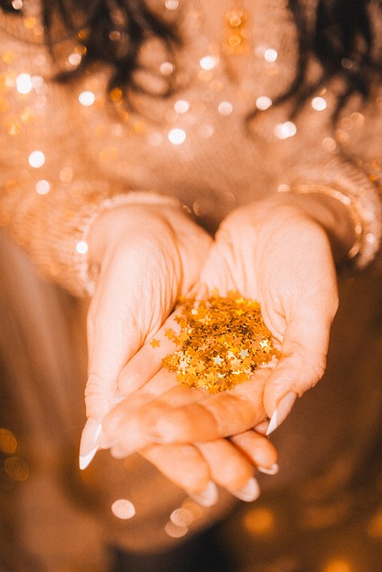 glitter confetti party christmas