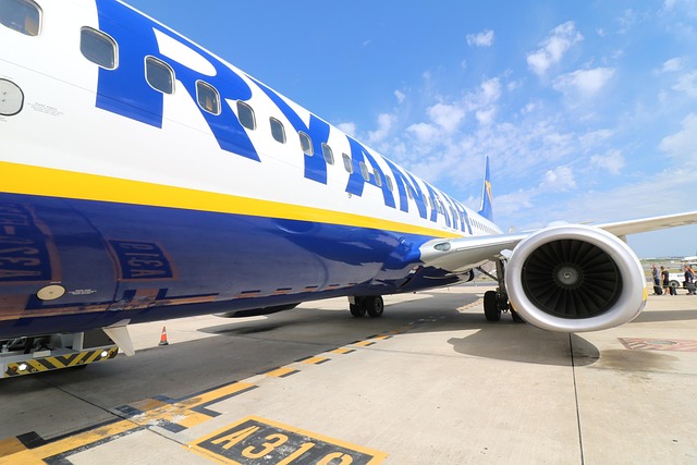 plane ryanair airport departure aviation jet flying air traffic charter vacation travel nature low cost airlines vacation flyer