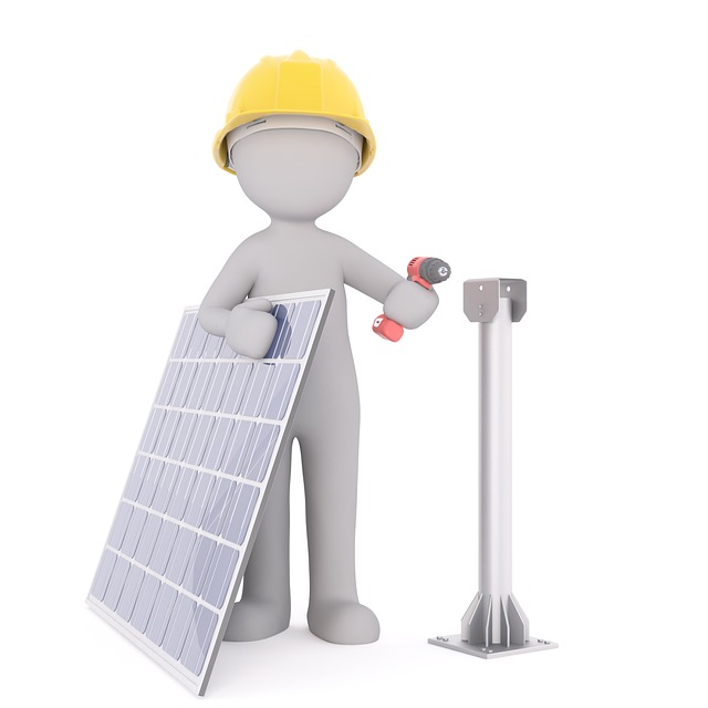 white male 3d model isolated 3d model whole body white solar industry solar solar energy solar panel install workers assemble