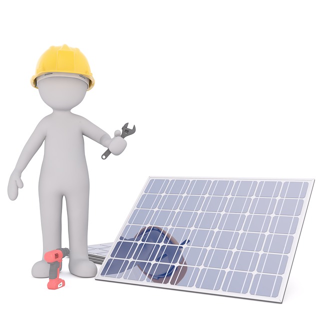 white male 3d model isolated 3d model whole body white solar industry solar solar energy solar panel install workers assemble