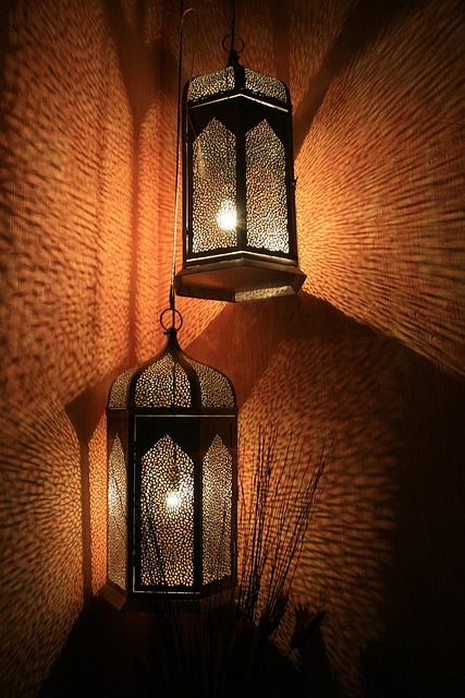 lanterns lamps decorative diffused light reflecting light interior wall lights soft light hanging lamps warm glow brown light br