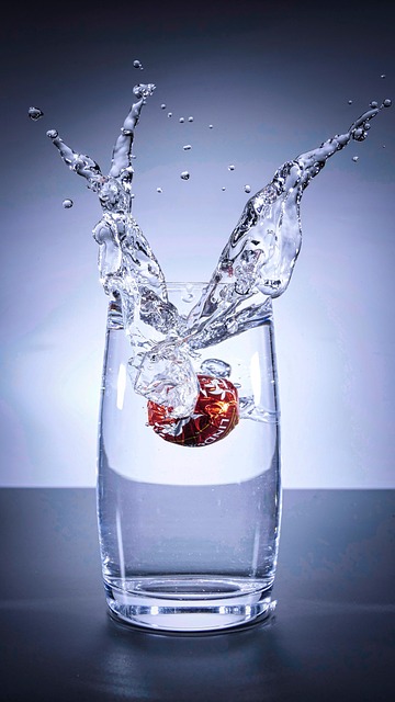 chocolate endorsement refreshment high speed water nature waterdrop schokokugel