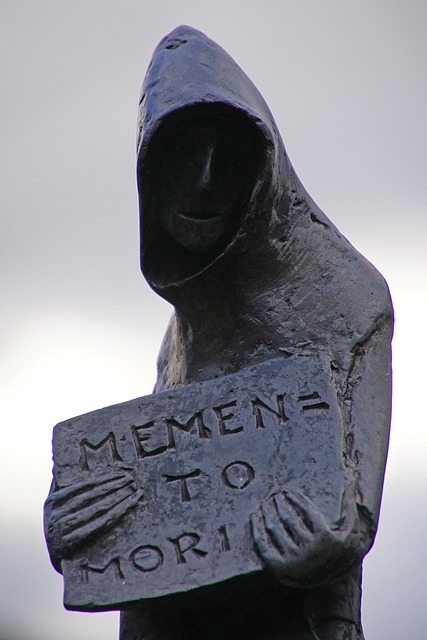 friar statue bronze prior charterhouse carthusian convent monumneto senales venosta merano südtirol south tyrol italy sculptur