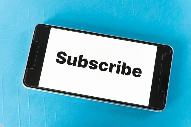 mockup screen smartphone website blog word subscribe social media channel subscription money sale youtube contract e commerce