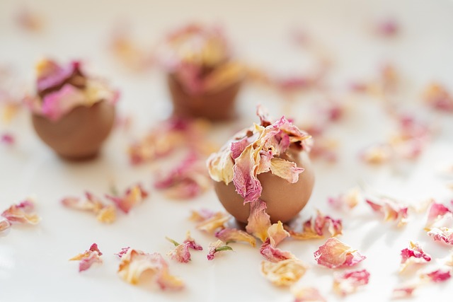 chocolate truffles confectionery rose truffle petals sweets