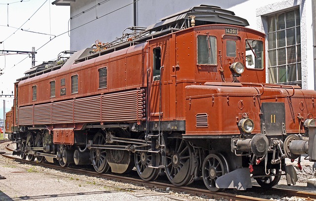 electric locomotive sbb historic firstfeld depot prototype precursor crocodile test ce 6 8 i rod drive blind shaft twin engine tr