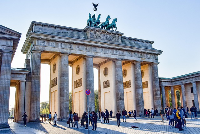 brand front of the brandenburg gate berlin places of interest landmark gate architecture story germany europe monument city capit