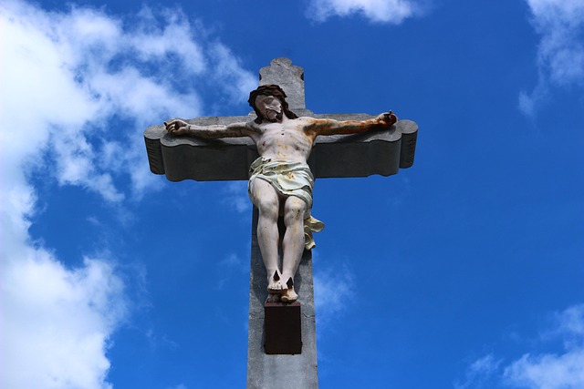 cross religious christ sky france heritage cloud nature stone cross