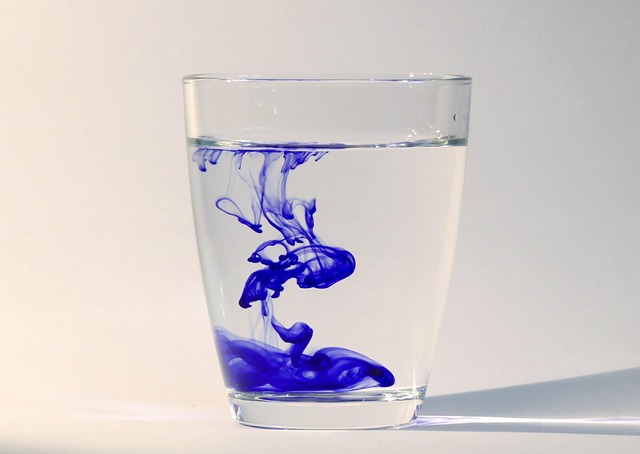 ink water water glass liquid drops flow fluid splash drops in the water coloured wet waterdrop colour blue ink ink in water i
