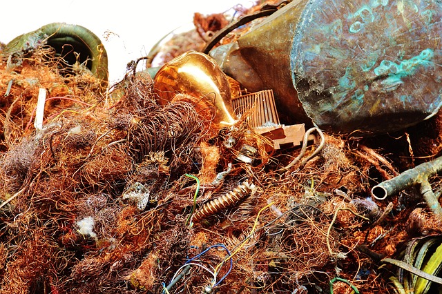 copper thrash metal scrap metal disposal recycling reuse collection point junkyard copper copper copper copper copper scrap met