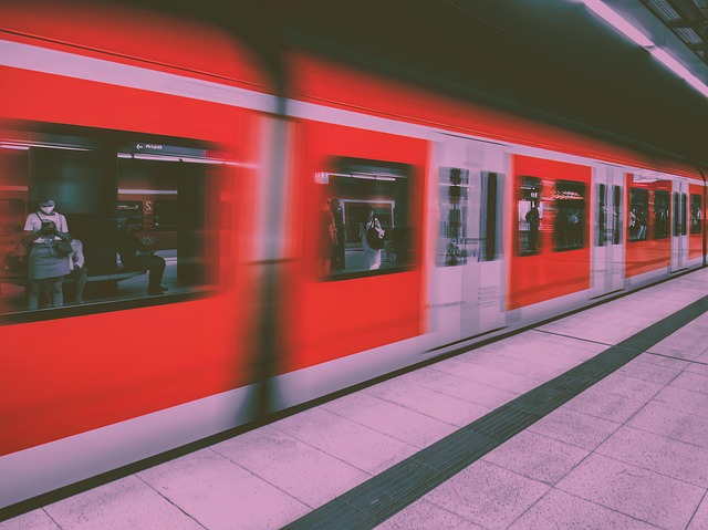 train rail transport platform stuttgart germany baden wuerttemberg speed abstract fare city life commute