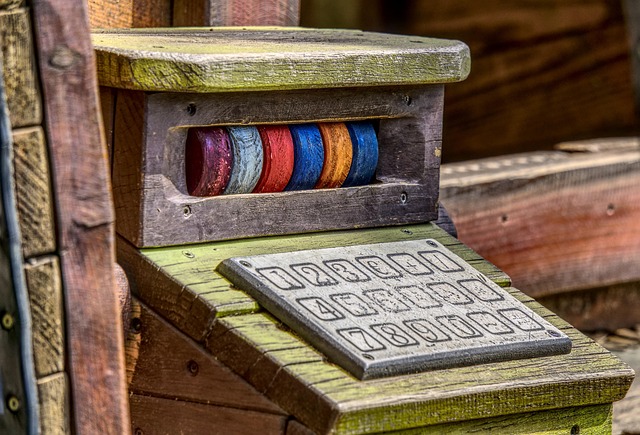 cashbox shop toy children playground wood model money pay clock face keyboard keys business hdr high dynamic range contrast