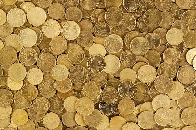 euro coins currency cent euro cent money finance savings wealth income budget ten twenty cash credit golden financial eu