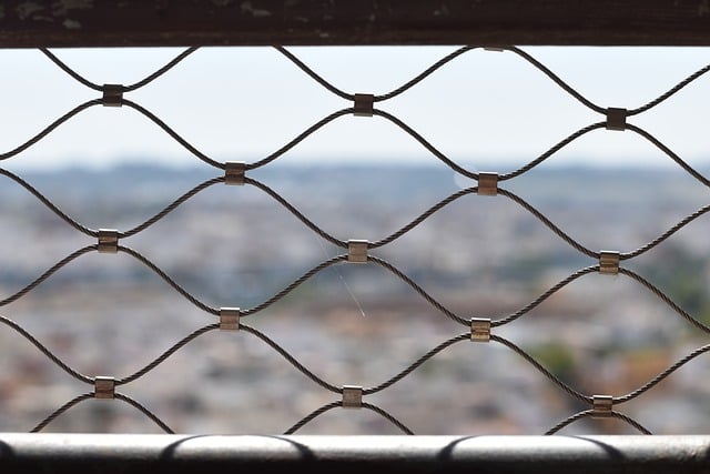 fence mesh building structure obstacle net