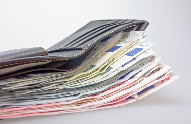 money wallet banknotes euro leather men s wallet man purse leather goods black money pension reserve save up payout wallet wal