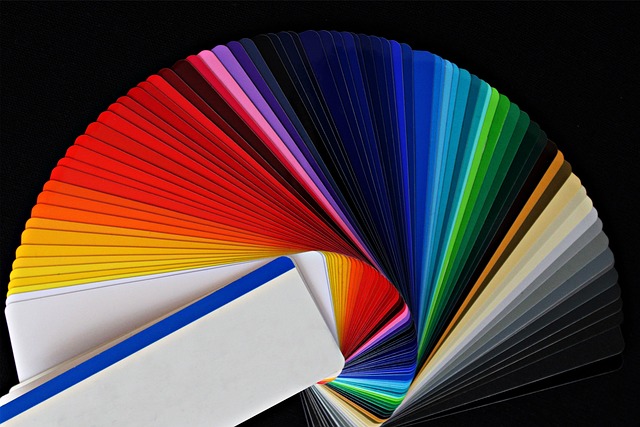 color fan color picker to dye fanned out round circle multicoloured coloured chromaticity diagram color palette color fan color p