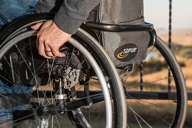 wheelchair disability injured disabled handicapped handicap medical insurance health patient recovery paraplegic treatment ther
