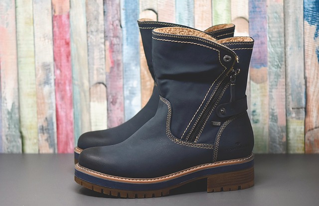 winter boots shoes leather boots boots warm clothing fed blue