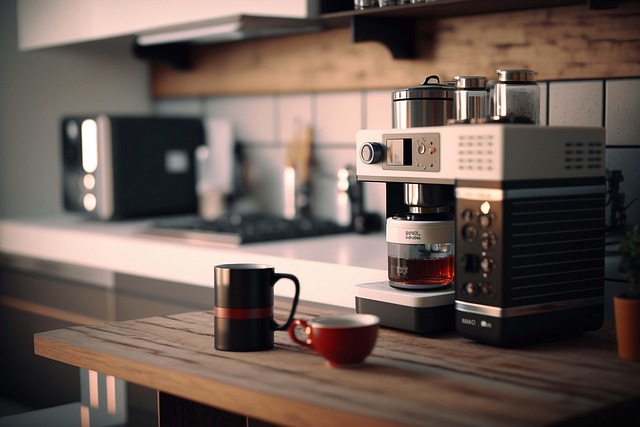 ai generated kitchen coffee machine coffee maker modern kitchen interior design caffeine coffee machine coffee machine coffee machi