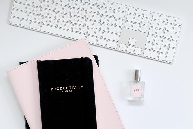 planner flatlay calendar schedule planning business work to do notebook plan blog computer event pen organize date priority