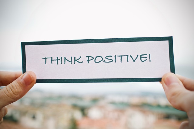 positive thought useful trust favorable advantage good hands fingers panorama written green paper thoughtful hope symbol pos