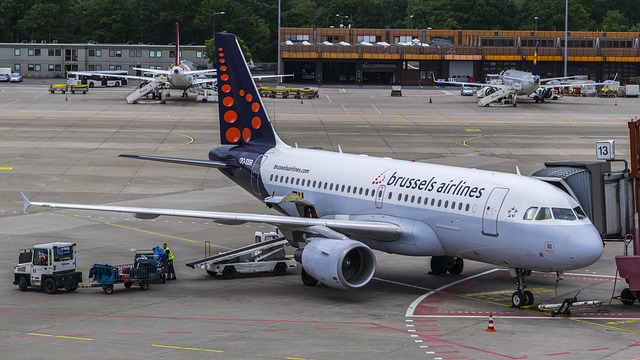 airbus tegel plane line flight got on flight climb passenger stairs access bridge gangway entry airport transport gangway acces