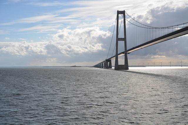 bridge baltic sea denmark ferry toll store belt