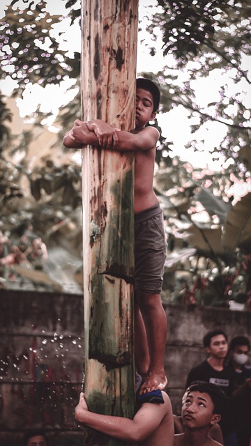 indonesia grease pole independence day greasy pole greased pole indonesian tradition