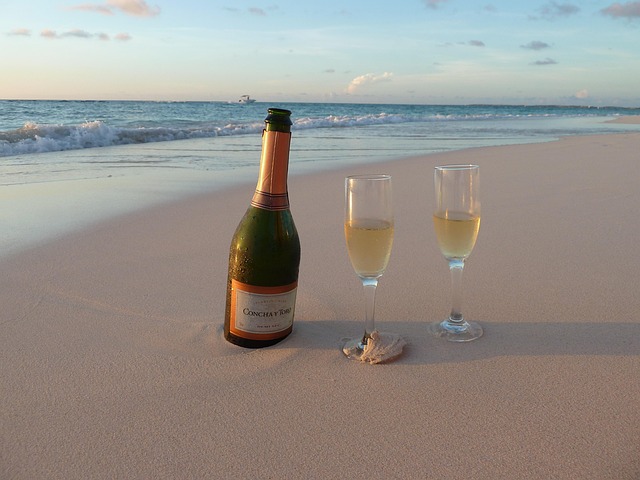 sea sparkling wine nature aruba